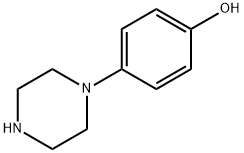 4-(1-哌嗪基)苯酚 结构式