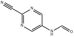 Formamide, N-(2-cyano-5-pyrimidinyl)- (9CI) 结构式