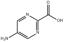 5-氨基嘧啶-2-2羧酸 结构式