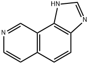 1H-Imidazo[4,5-h]isoquinoline(9CI) 结构式