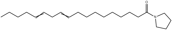 1-(1-Oxo-10,13-octadecadienyl)pyrrolidine 结构式