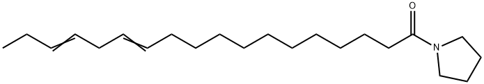 1-(1-Oxo-12,15-octadecadienyl)pyrrolidine 结构式