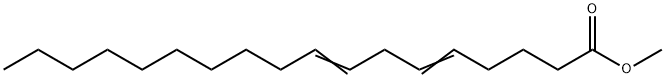 5,8-Octadecadienoic acid methyl ester 结构式