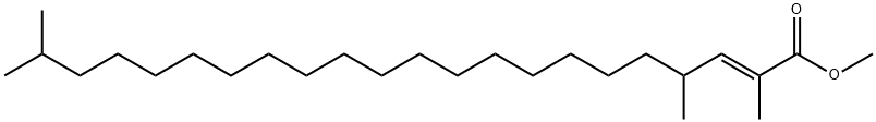 (E)-2,4,21-Trimethyl-2-docosenoic acid methyl ester 结构式