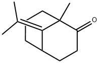 1-Methyl-9-(1-methylethylidene)bicyclo[3.3.1]nonan-2-one 结构式