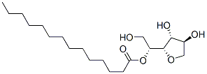 Sorbitan, tetradecanoate 结构式