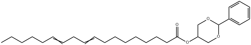 1,3-O-BENZYLIDENE-2-LINOLEOYL-(RAC)-GLYCEROL 结构式