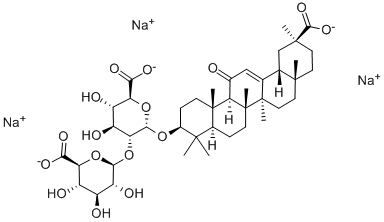 甘草酸钠盐 结构式