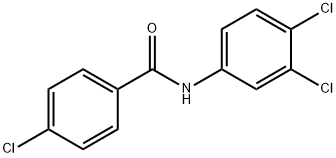 4-氯-N-(3,4-二氯苯基)苯甲酰胺 结构式