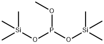 Phosphorous acid methylbis(trimethylsilyl) ester 结构式