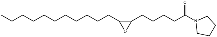 1-[5-(3-Undecyloxiran-2-yl)valeryl]pyrrolidine 结构式