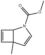 5-Methyl-2-azabicyclo[3.2.0]hepta-3,6-diene-2-carboxylic acid methyl ester 结构式