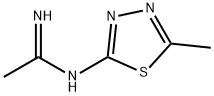 Ethanimidamide,  N-(5-methyl-1,3,4-thiadiazol-2-yl)- 结构式