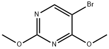 5-溴-2,4-二甲氧基嘧啶 结构式