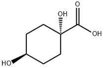 Cyclohexanecarboxylic acid, 1,4-dihydroxy-, cis- (9CI) 结构式