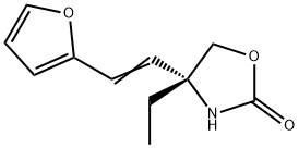 2-Oxazolidinone,4-ethyl-4-[2-(2-furanyl)ethenyl]-,(4R)-(9CI) 结构式