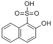 2-HYDROXY-1-NAPHTHALENESULFONIC ACID 结构式