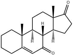 androst-5-ene-7,17-dione 结构式