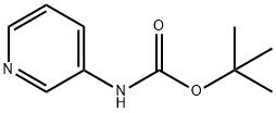 N-叔丁氧羰酰胺基-3-吡啶 结构式