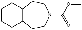 Decahydro-3H-3-benzazepine-3-carboxylic acid methyl ester 结构式