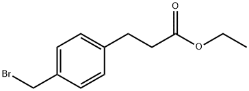 4-broMoMethyl-hydrocinnaMic acid ethyl ester 结构式