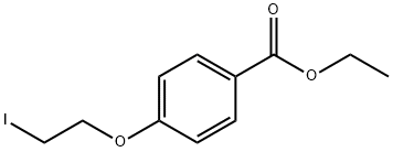 Ethyl 4-(2-iodoethoxy)benzoate 结构式