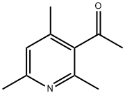 3-乙酰基-2,4,6-三甲基吡啶 结构式