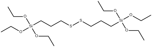 双-[3-(三乙氧基硅)丙基]-二硫化物 结构式