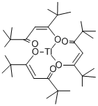 (2,2,6,6-四甲基-3,5-庚二酮酸)铊(I) 结构式
