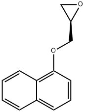R-(-)-Α-3-(1-萘氧基)-1,2-环氧丙烷 结构式