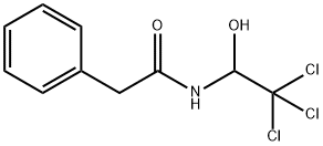 2-phenyl-N-(2,2,2-trichloro-1-hydroxy-ethyl)acetamide 结构式