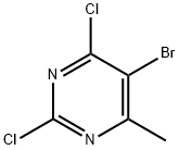 5-溴-2,4-二氯-6-甲基嘧啶 结构式