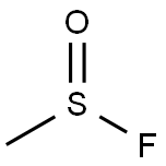 Methanesulfinyl fluoride 结构式