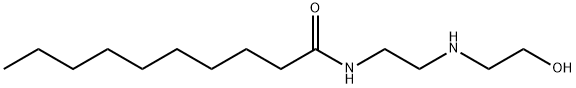 N-[2-[(2-hydroxyethyl)amino]ethyl]decan-1-amide 结构式