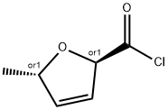2-Furancarbonyl chloride, 2,5-dihydro-5-methyl-, trans- (9CI) 结构式