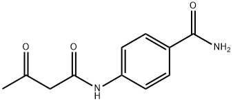 4-甲酰氨基-N-乙酰乙酰苯胺 结构式