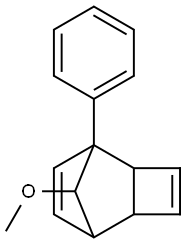 9-Methoxy-1-phenyltricyclo[4.2.1.02,5]nona-3,7-diene 结构式