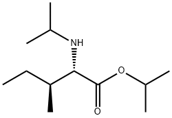 N-(1-Methylethyl)-L-isoleucine 1-methylethyl ester 结构式