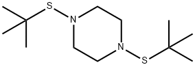 Piperazine, 1,4-bis[(1,1-dimethylethyl)thio]- 结构式