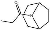 8-(1-Oxopropyl)-8-azabicyclo[3.2.1]octane 结构式