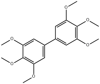 3,3',4,4',5,5'-HEXAKISMETHOXY-1,1'-BIPHENYL 结构式