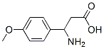 3-氨基-3-(4-甲氧基苯基)丙酸 结构式