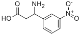 3-氨基-3-(3-硝基苯基)丙酸 结构式