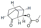 Carbonic acid, methyl 4-oxotricyclo[3.3.1.1(3,7)]dec-2-yl ester, (1alp ha,2alpha,3beta,5alpha,7beta)- 结构式