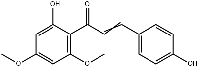 2',4-二羟基-4',6'-二甲氧基查耳酮 结构式