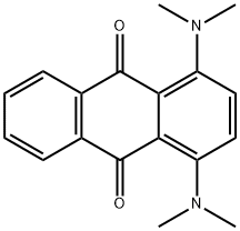 1,4-bis(dimethylamino)anthraquinone 结构式