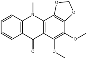 MELICOPINE 结构式