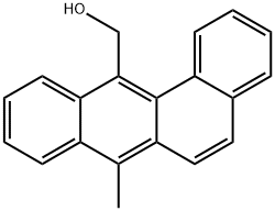12-hydroxymethyl-7-methylbenz(a)anthracene 结构式