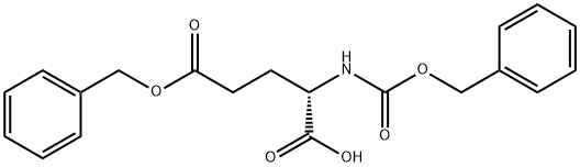N-苄氧羰基-L-谷氨酸 5-苄酯 结构式