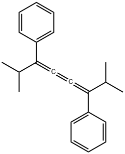 1,1'-[1,4-Bis(1-methylethyl)-1,2,3-butanetriene-1,4-diyl]bisbenzene 结构式